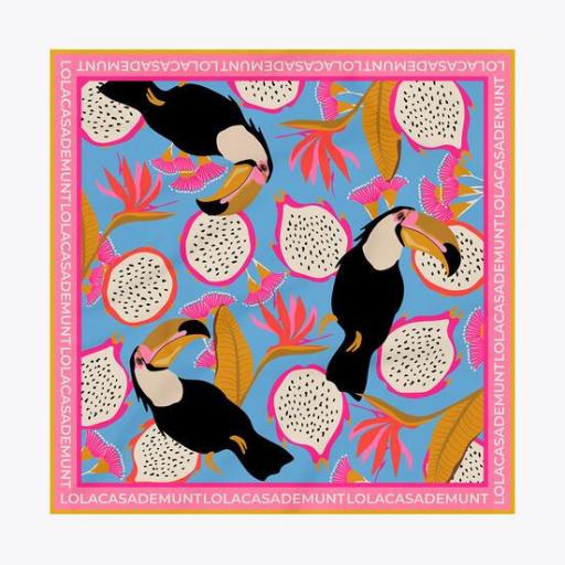 Pañuelo estampado tropical
