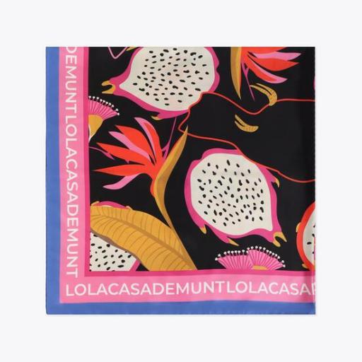 Pañuelo estampado multicolor tropical [2]