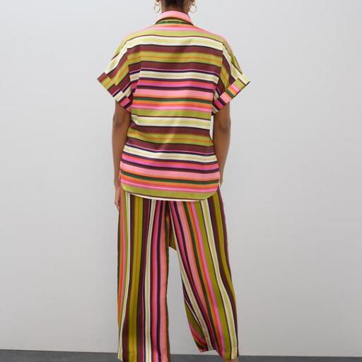 Blusa cinturón print multi rayas [2]