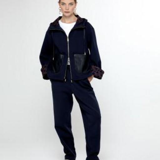 Pantalon jogger marino detalle cinturilla [1]