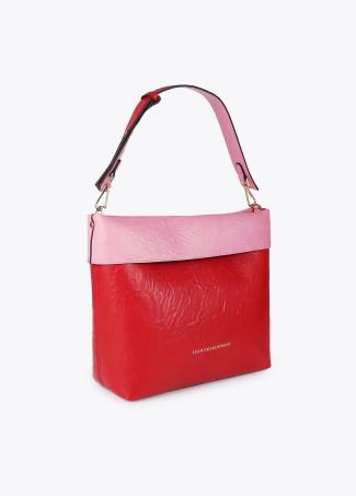 Bolso hobo bicolor