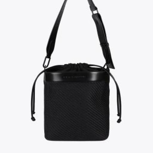 Bolso hobo tejidos combinados [0]