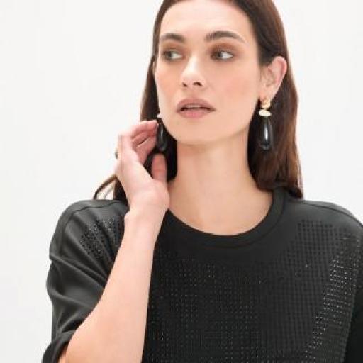 Vestido negro con strass [1]