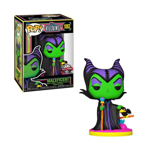 Funko pop 1082 Maleficent exclusivo blacklight de Disney