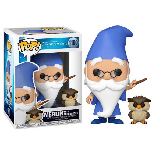 Funko pop 1100 Merlin with archimedes The sword in the stone [0]