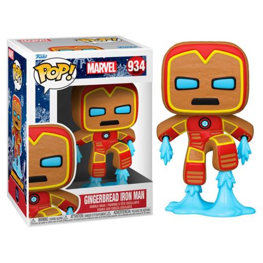 Funko pop 934 Iron Man Holiday galleta de jengibre [0]