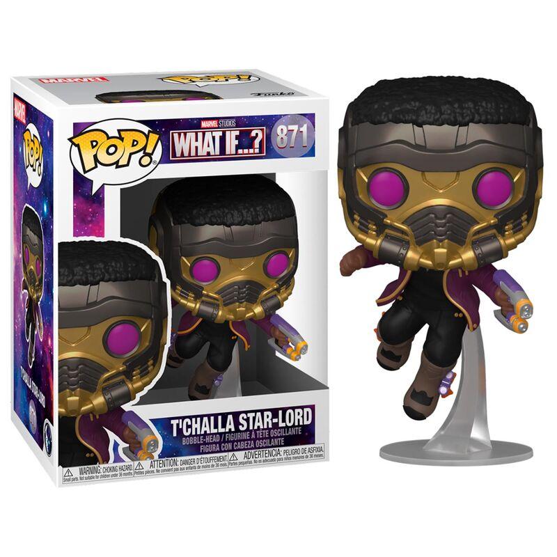  FUNKO  POP T´CHALLA STAR-LORD--MARVEL (WHAT IF.?)
