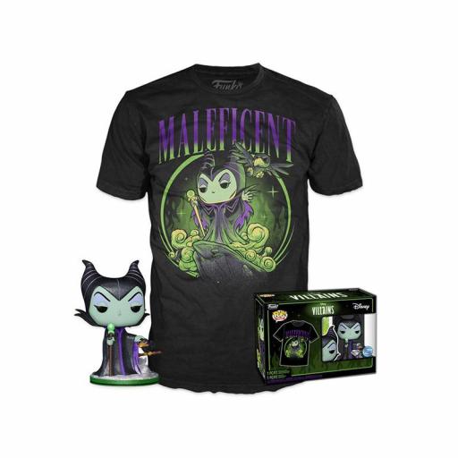 Funko pop Malefica exclusivo + camiseta S de Malefica