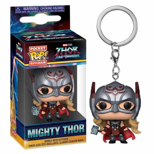 Llavero pocket pop Mighty Thor de Thor love & Thunder