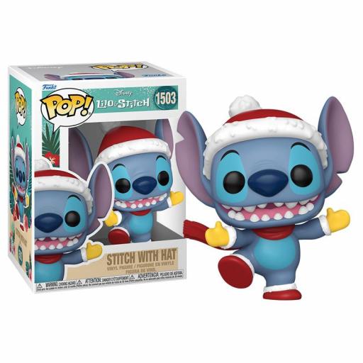 Funko pop 1503 Stitch with hat de Disney