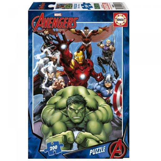 Puzzle personajes de Avengers de 200 piezas