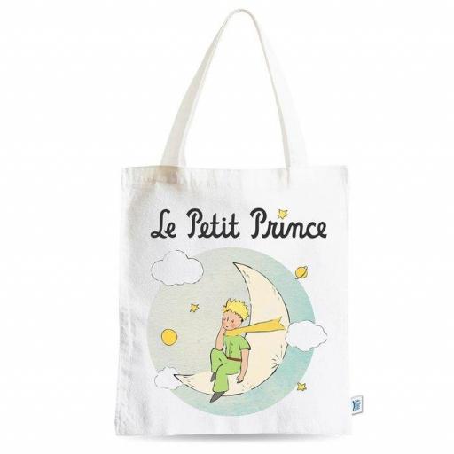Bolsa de asa de algodon de El principito