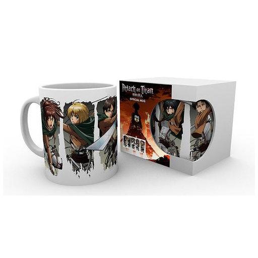 Taza personajes de Attaque a los titanes [1]