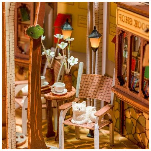 Maqueta Sujetalibros libreria Sunshine town [3]