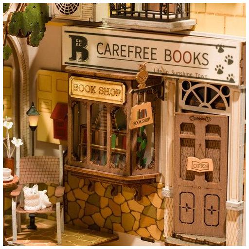 Maqueta Sujetalibros libreria Sunshine town [4]