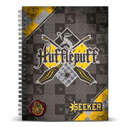 Cuaderno A5 Harry Potter Quidditch Hufflepuff