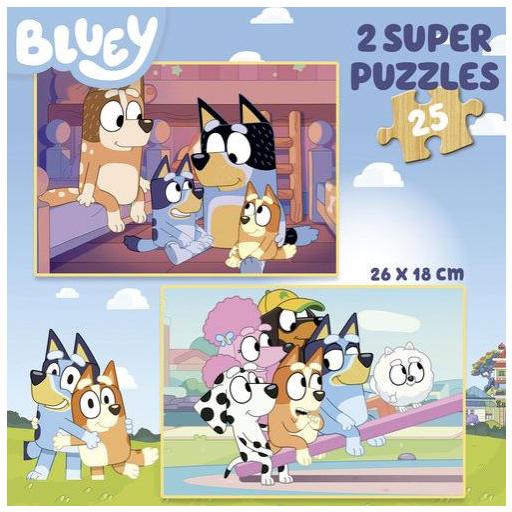 Puzzles 2 x 25 de Bluey  [1]