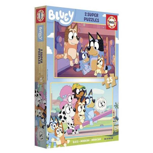 Puzzles 2 x 25 de Bluey  [2]