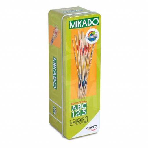 Juego de mesa Mikado caja de metal