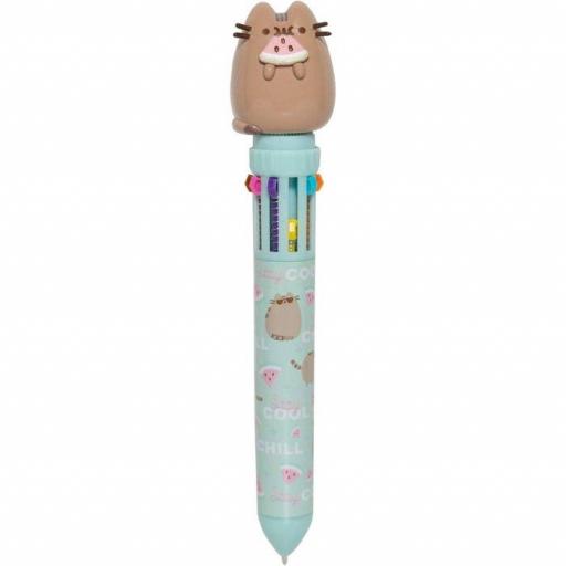 Boligrafo multicolor del personaje de Pusheen