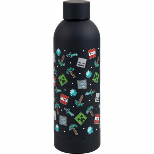 Botella de acero inoxidable Minecraft