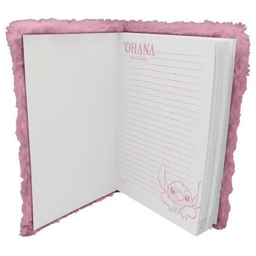 Cuaderno de pelo en color rosa de Stitch de Disney [1]