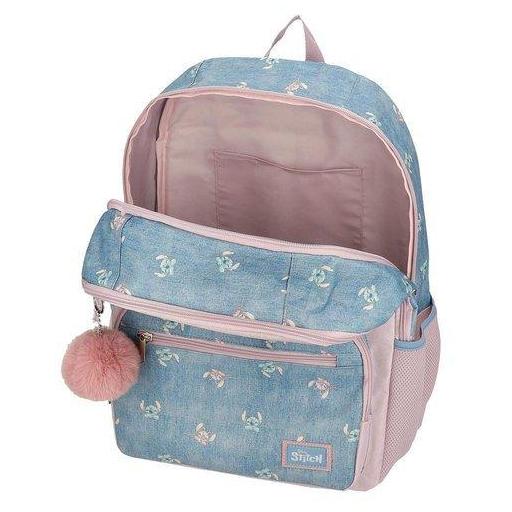 Mochila escolar doble de Stitch Cuddle me de Disney [3]