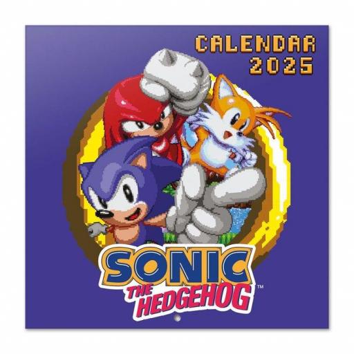 Calendario 2025 de Sonic