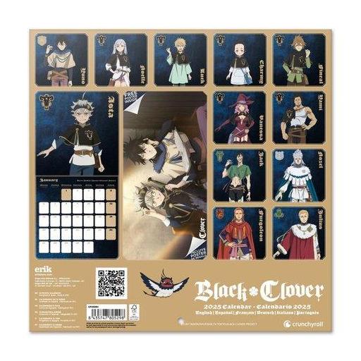 Calendario 2025 de Black Clover [1]