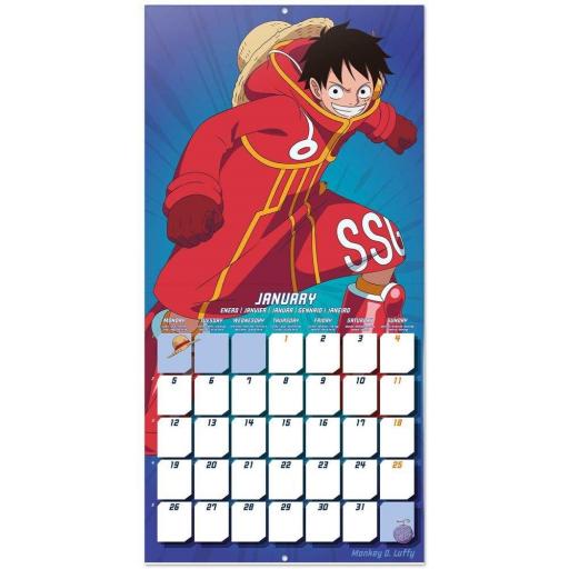 Calendario de pared de 12 meses de One piece de 2026 [2]