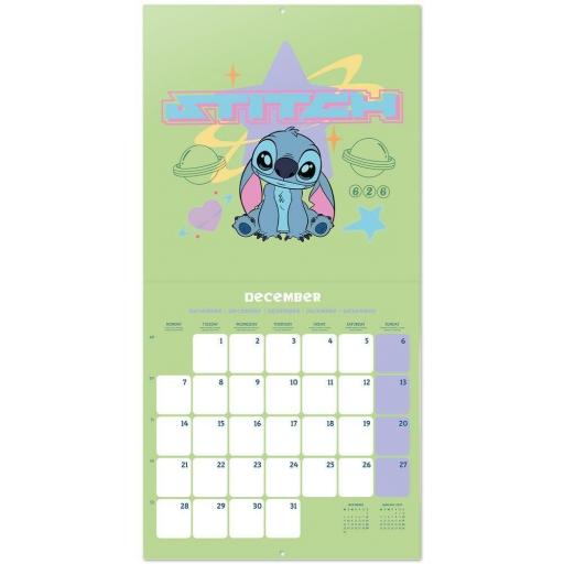 Calendario de pared de 12 meses de Stitch de 2026 [2]