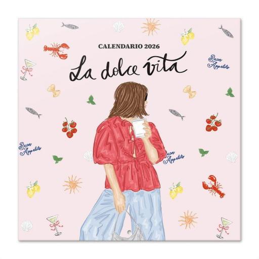 Calendario de pared de 12 meses de Ana Marin de 2026