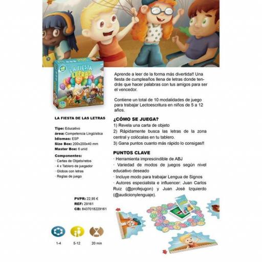 Juego de mesa La fiesta de las letras [1]