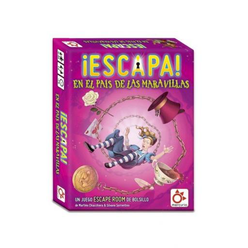 Juego de mesa ¡Escapa! En el pais de la maravillas