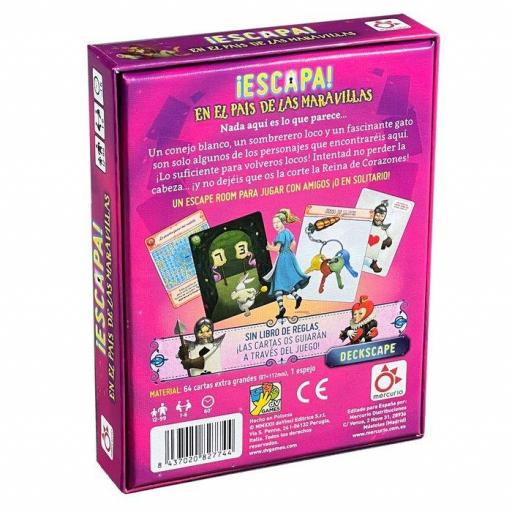 Juego de mesa ¡Escapa! En el pais de la maravillas [2]