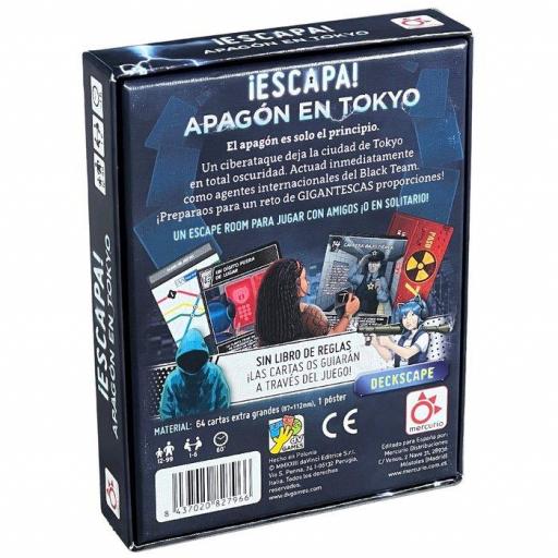 Juego de mesa ¡Escapa! Apagon en Tokio [1]