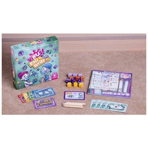 Juego de mesa Virus de Roll & write [1]