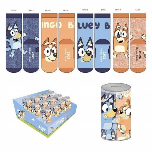 Pack 4 calcetines de Bluey