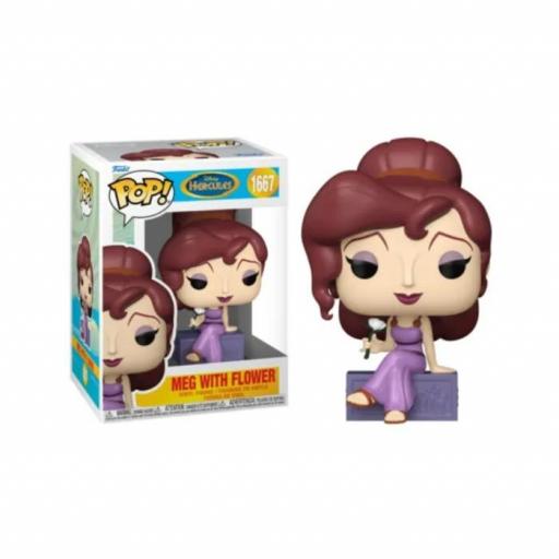 Funko pop 1667 Meg with Flower de Hercules de Disney