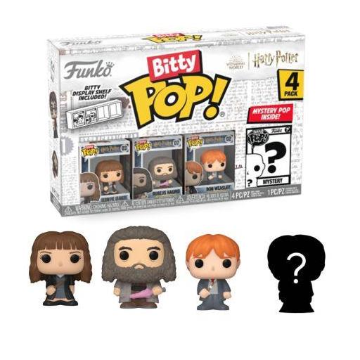 Funko pop bitty pack 4 Harry Potter. Hermione, Ron, Hagrid + sorpresa