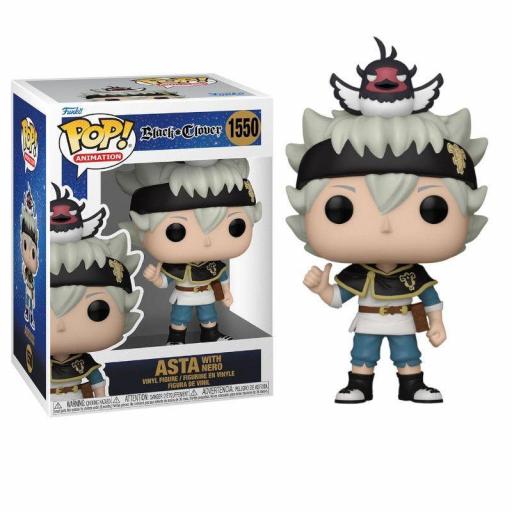 Funko pop 1550 Asta con Nero de Black Clover