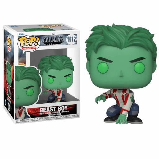 Funko pop 1512 Beast boy de DC