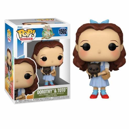 Funko pop 1502 Dorothy con Toto de El mago de Oz