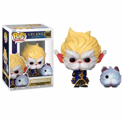 Funko pop 1605 Heimerdinger con Poro de Arcane [0]