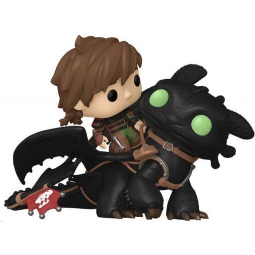 Funko pop 123 Hiccup con desdentao (Toothless) de Como entrenar a tu dragón [1]