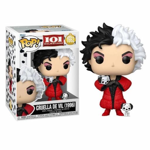 Funko pop 1662 Cruella de vil de 101 Dalmatas de Disney