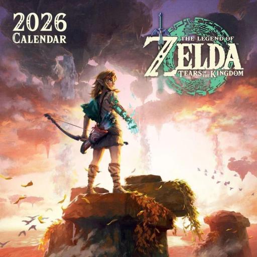 Calendario de pared de 12 meses de Zelda de 2026 [0]