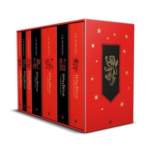 Estuche colección completa Harry Potter edición limitada de Gryffindor