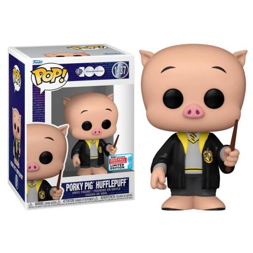 Funko pop 1337 Porky Pig Hufflepuff de WB