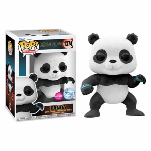 Funko pop 1374 Panda exclusivo flocked de Jujutsu Kaisen